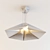 Tom Dixon Gem Wide Pendant: A Sleek and Stylish Lighting Solution 3D model small image 1