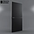 Elegant Matte Black Profil Doors 3D model small image 1