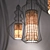 Industrial Loft 4-Light Ceiling Lamp 3D model small image 2