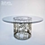 Saturn Dining Table: Modern and Stylish 3D model small image 1