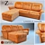 Italian Design Sofa Lincoln: Ultimate Comfort & Quality 3D model small image 1