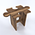 Interlocking Puzzle Stools: Versatile, Stylish and Fun! 3D model small image 2