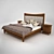 Elegant Tosato Bed & Tables 3D model small image 1