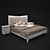 Elegant Tosato Bed & Tables 3D model small image 2