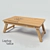  Foldable Wooden Laptop Table | Desk 3D model small image 1