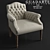 GUADARTE Z 8172 Armchair: Elegant & Comfortable 3D model small image 1