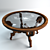 Antique Coffee Table with Coat of Arms 3D model small image 1