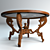 Antique Coffee Table with Coat of Arms 3D model small image 3