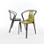 Stylish Belleville Armchair: Bouroullec 2015 3D model small image 3