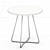 Sleek Alutec Trebol Table 3D model small image 2