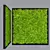 1000mm x 1000mm Moss Art 3D model small image 1