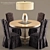 Elegant Vittorio Grifoni Table Set 3D model small image 1