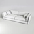 Absolute Luxe Leather Sofa 3D model small image 2