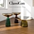 Modern Glass Base Coffee Tables by Classicon 3D model small image 1