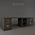 Vintage Modular Office Set 3D model small image 1