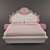 Stylish Modern Bed 3D model small image 2