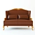 Cozy Comfort: Modern Sofa 3D model small image 1