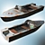 Retro Soviet Boat 3D model small image 1