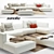 Zanotta Pianoalto: Luxurious Contemporary Sofa 3D model small image 1