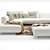 Zanotta Pianoalto: Luxurious Contemporary Sofa 3D model small image 2