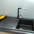 Modern Stainless Steel Kitchen Sink 3D model small image 2