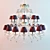 Grandeur: 150cm Large Chandelier 3D model small image 1