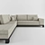 Cozy Corner Sofa: IKEA NOGERSUND 3D model small image 3