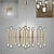 Elegant Ceiling Lamp 3D model small image 1