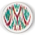 Hermes Ikat Voyage Plates: Exquisite 3D Render 3D model small image 3