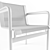 Walter Knoll 1966 Chair: Timeless Outdoor Elegance 3D model small image 2