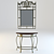 Elegance in Reflection: Forged Mirror Console 3D model small image 2