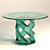 Modern Glass Table: Stylish & Luxurious 3D model small image 1