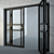 Urban Metal Loft Door 3D model small image 3