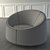 Elegant Tacchini Crystal Chair 3D model small image 2