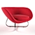 Modern Comfort: Chair Yasmin 3D model small image 3