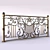 Title: Elegant Forged Railings 3D model small image 1