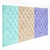 Velvet Soft Wall Panel | Unique Pleated Design 3D model small image 2