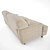De Padova Raffles - Stylish Two-Seater Sofa 3D model small image 3