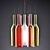 Colorful Glass Pendant Lamp 3D model small image 1