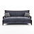 Elegant Neoclassical Sofa: 2000*980*980 3D model small image 1