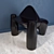 Gorilla Armchair: Designer Plastic Chair 3D model small image 1