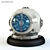 EICHHOLTZ Odyssey Diving Helmet Clock 3D model small image 1