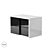 Milana Bedside Table - AS74.02, Modern High Gloss Finish 3D model small image 2