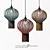 Luxury Glass Pendant Light 3D model small image 1