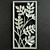 Delicate Leaf Carving 3D Model 3D model small image 1