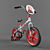 Vibrant Kids Bicycle: Vray & Fbx Max2014 (52x73x97.5 cm) 3D model small image 1