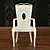 Vintage Italian Stilema Table & Chair 3D model small image 2