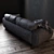  Gray Velvet Sofa - 2500mm Width 3D model small image 3