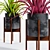 Versatile Decorative Plants - 4 3D model small image 3