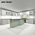 Modern and Luxurious Ashley Kitchen Suite 3D model small image 1